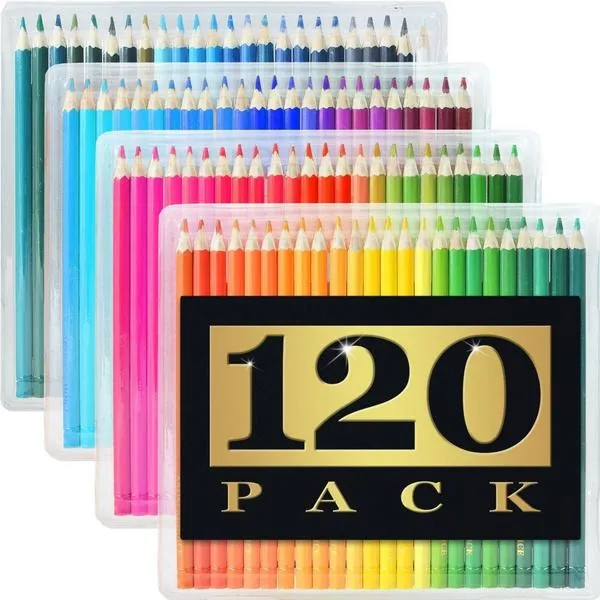 120-Pack: Water Soluble Color Pencil Set