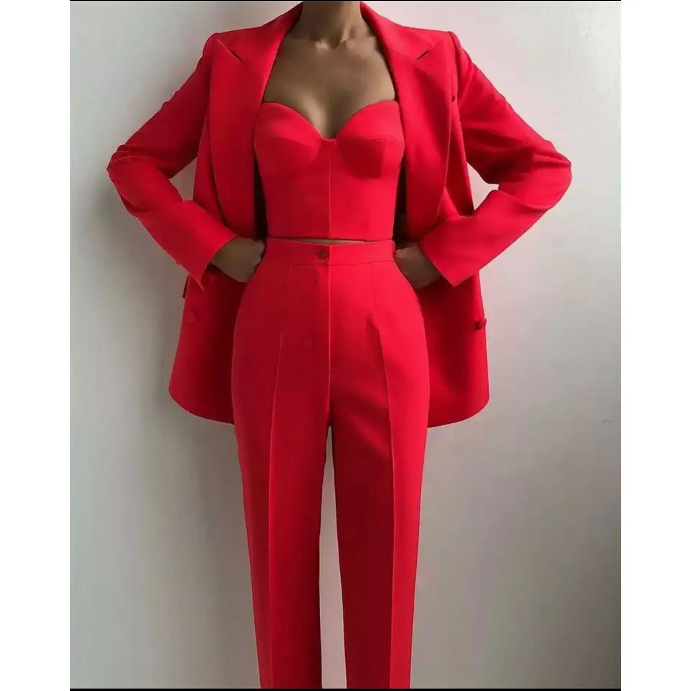 3 Pieces Fashion Women Suits