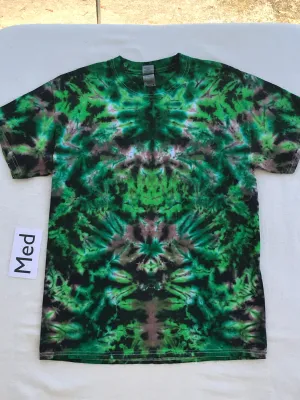 Adult Medium Tie-Dye Camo Scrunch Tee