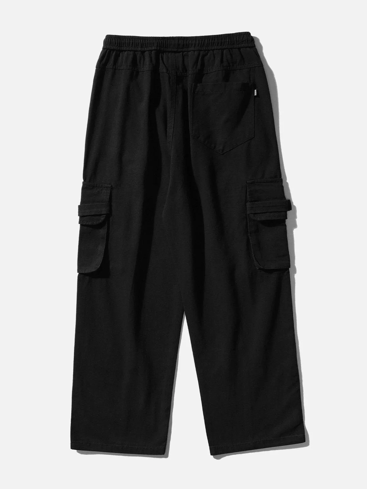 AlanBalen® - Embroidered Patch Multi-Pocket Cargo Pants