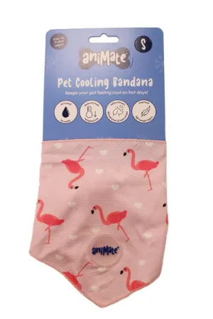 Animate - Pet Cooling Bandana - Flamingo - Large - 66cm x 25cm