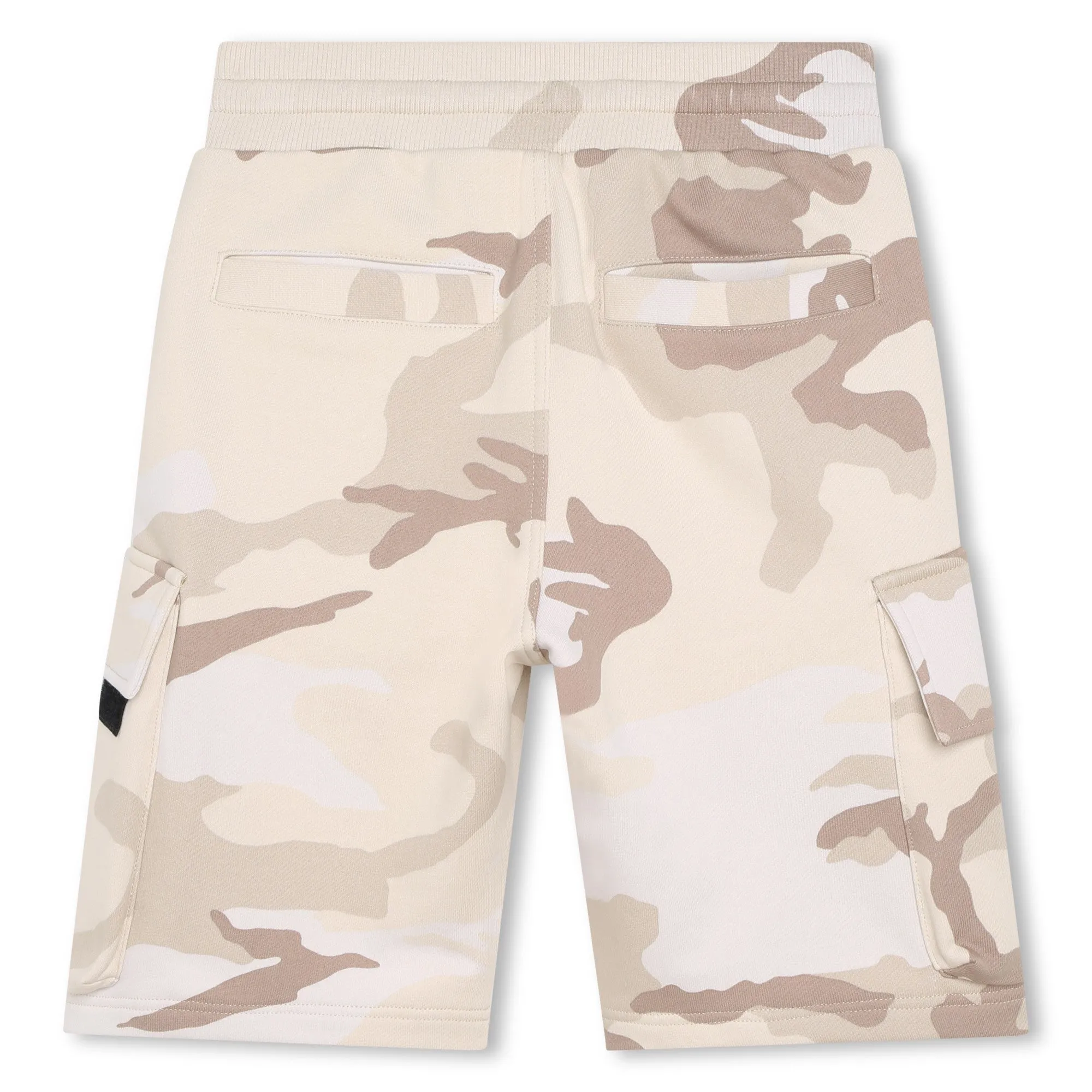 Beige Camouflage Shorts