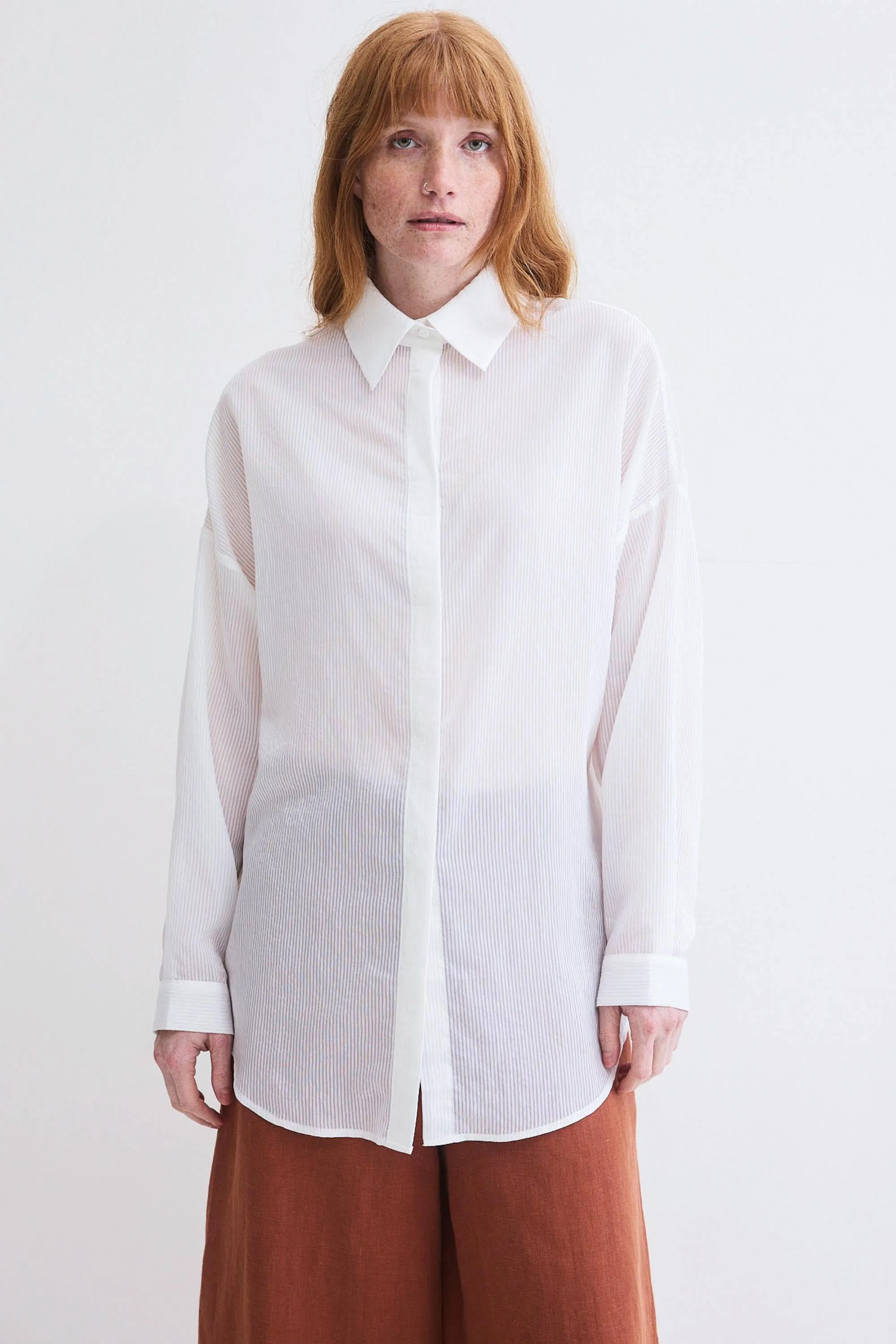 Business Casual Oversized Shirt