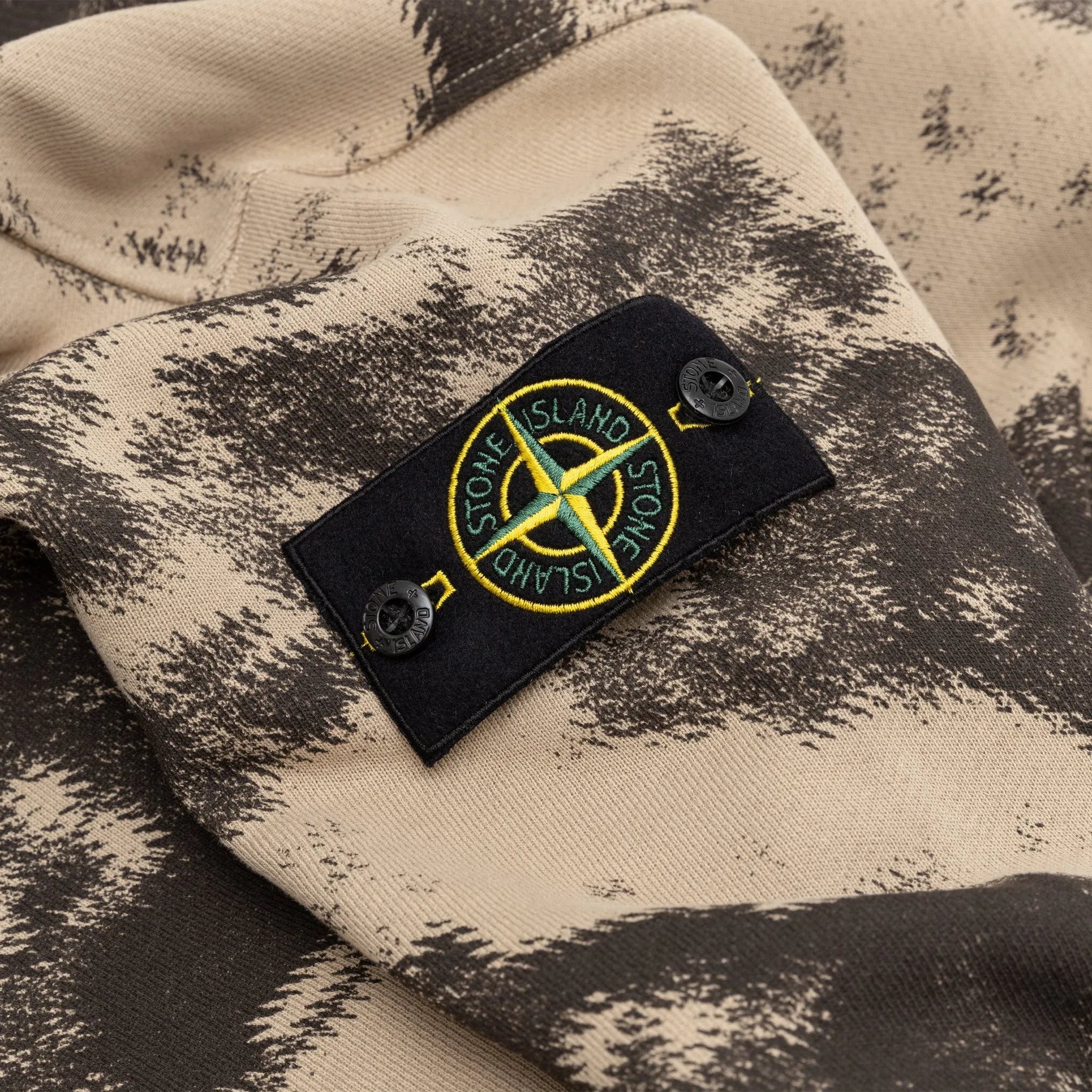 CAMOUFLAGE ORGANIC COTTON DIAGONAL SWEATER