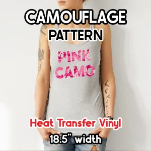 Camouflage Patterned HTV (18.5" x 12")