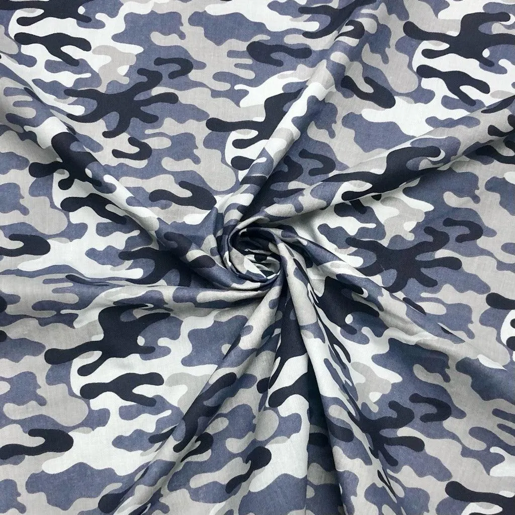 Camouflage Polycotton Fabric