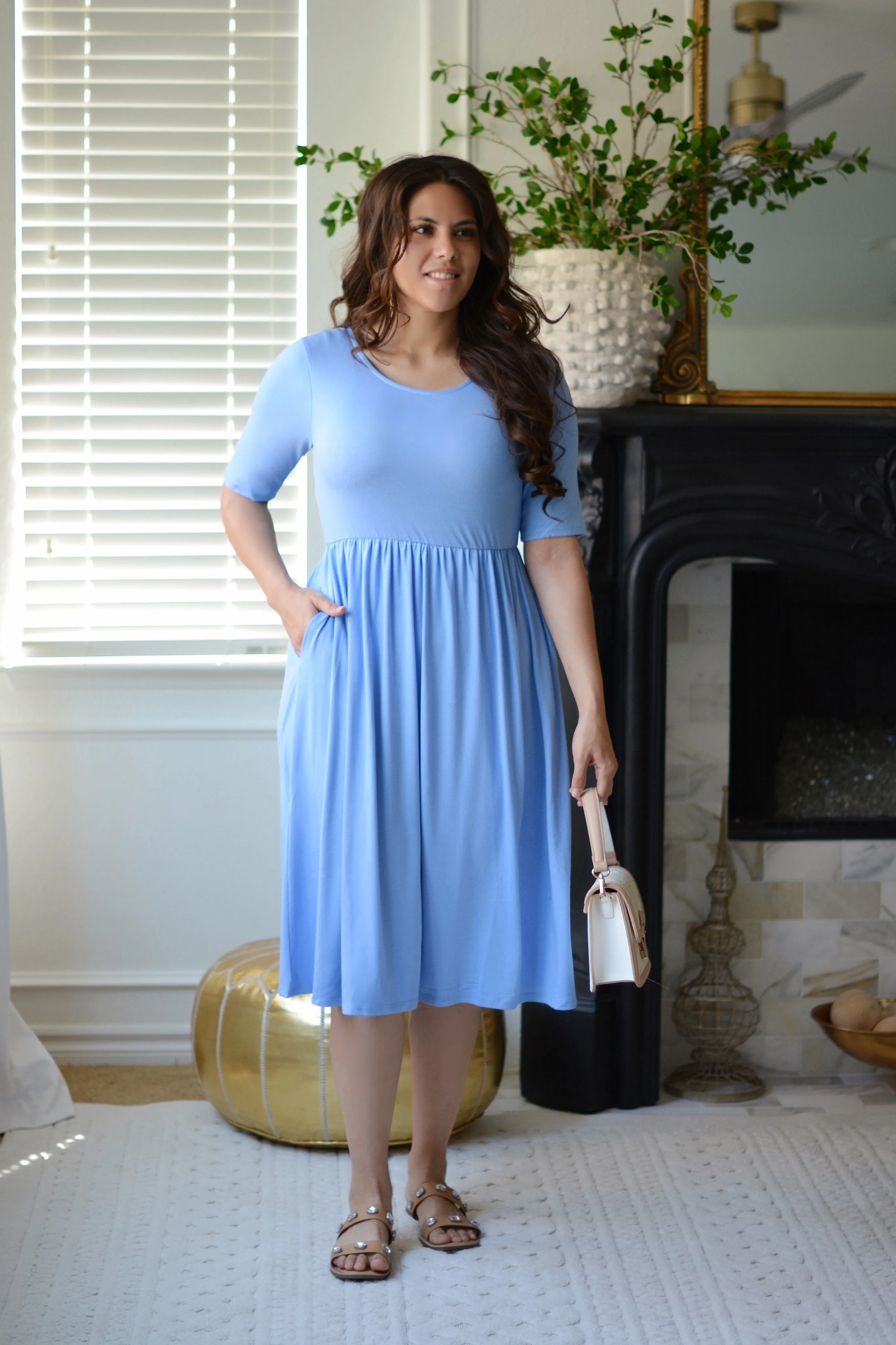 Cassidy Blue Dress