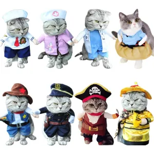 Cat Clothes Funny Halloween Dress Up Party