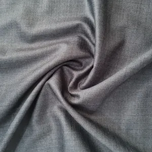 Charcoal Grey Solid Premium Zupi Suiting Fabric 17981