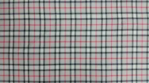 COTTON LAWN YARN DYED PLAID DSN-ANGELINA NON-STRETCHED WOVEN - SHIRTING FABRIC <br><h6>7-MOCCA/RED/BLK<br>250AP-ANGPLDCLW</h6>