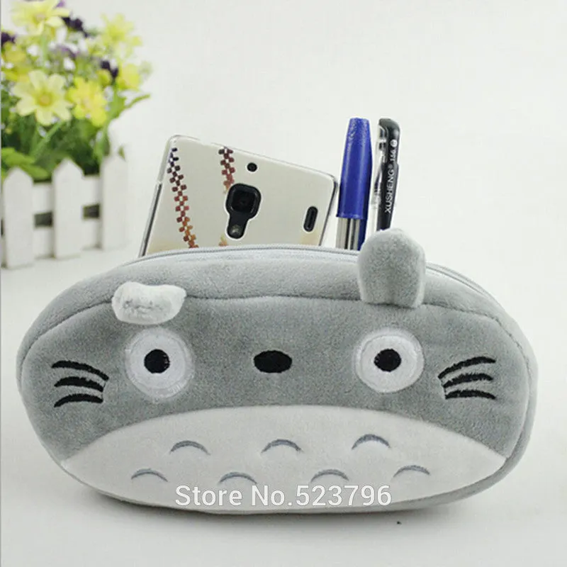 Cute Plush Cat Pen Pencil Purse Wallet Bags