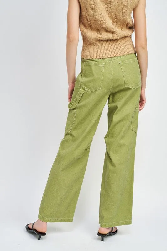 Emory Park HIGH RISE FIT CARGO PANTS