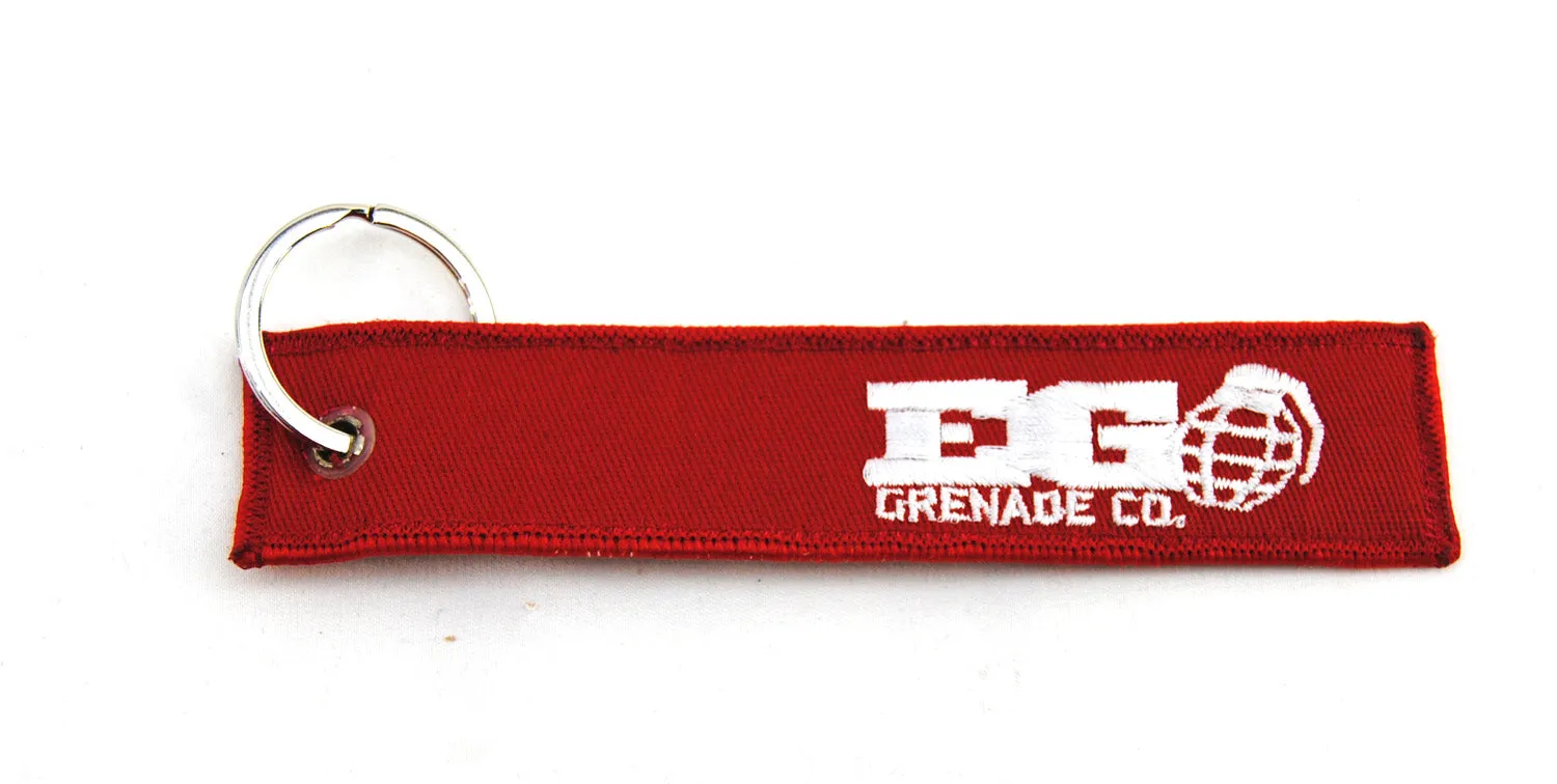 Enola Gaye Keychain "Remove Before Fight" - Red