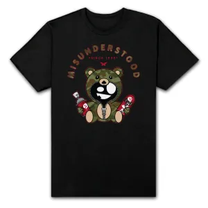 Entree LS Misunderstood Camo Teddy 2.0 Black Tee