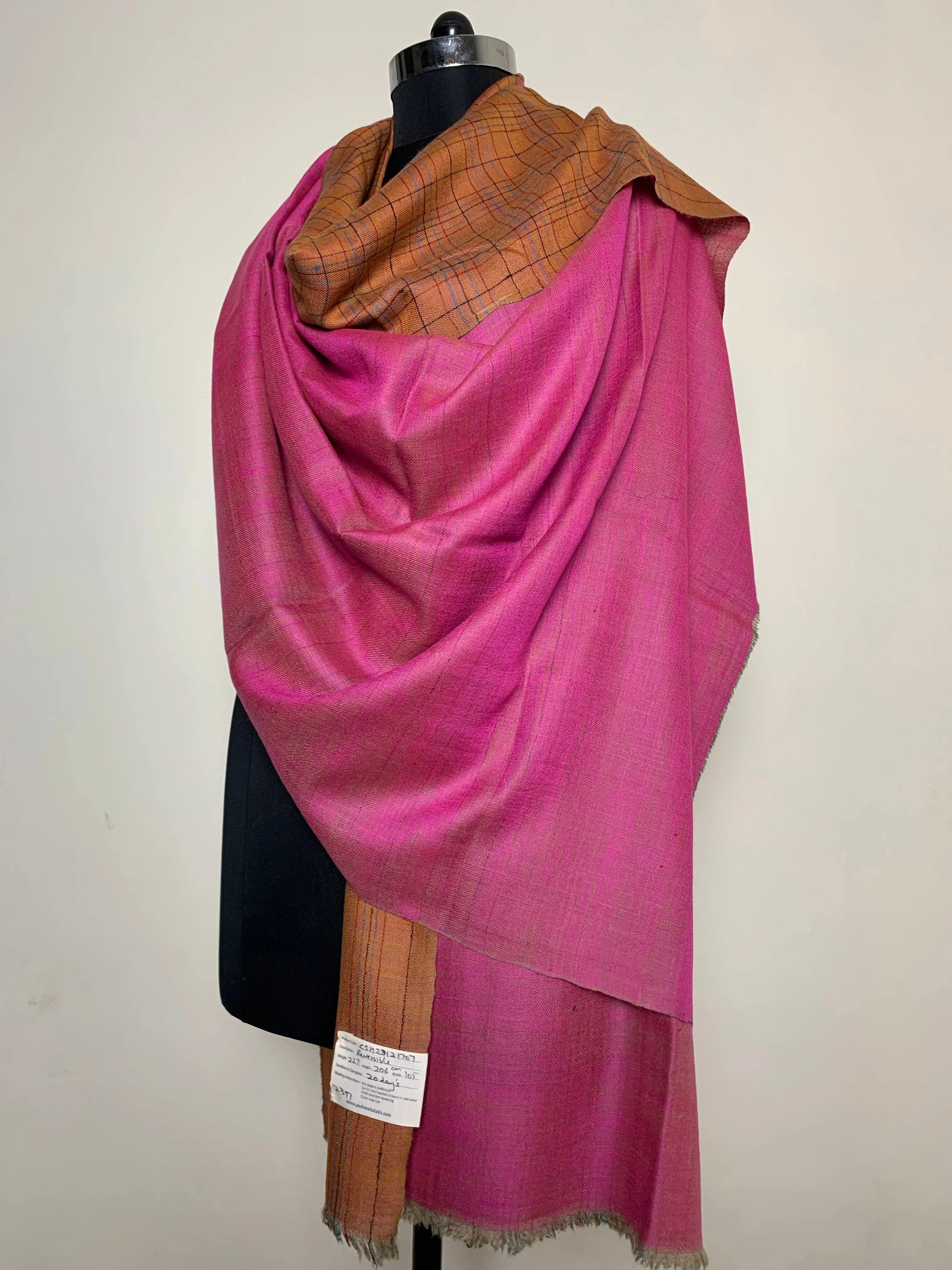 Fateh Reversible Cashmere Shawl