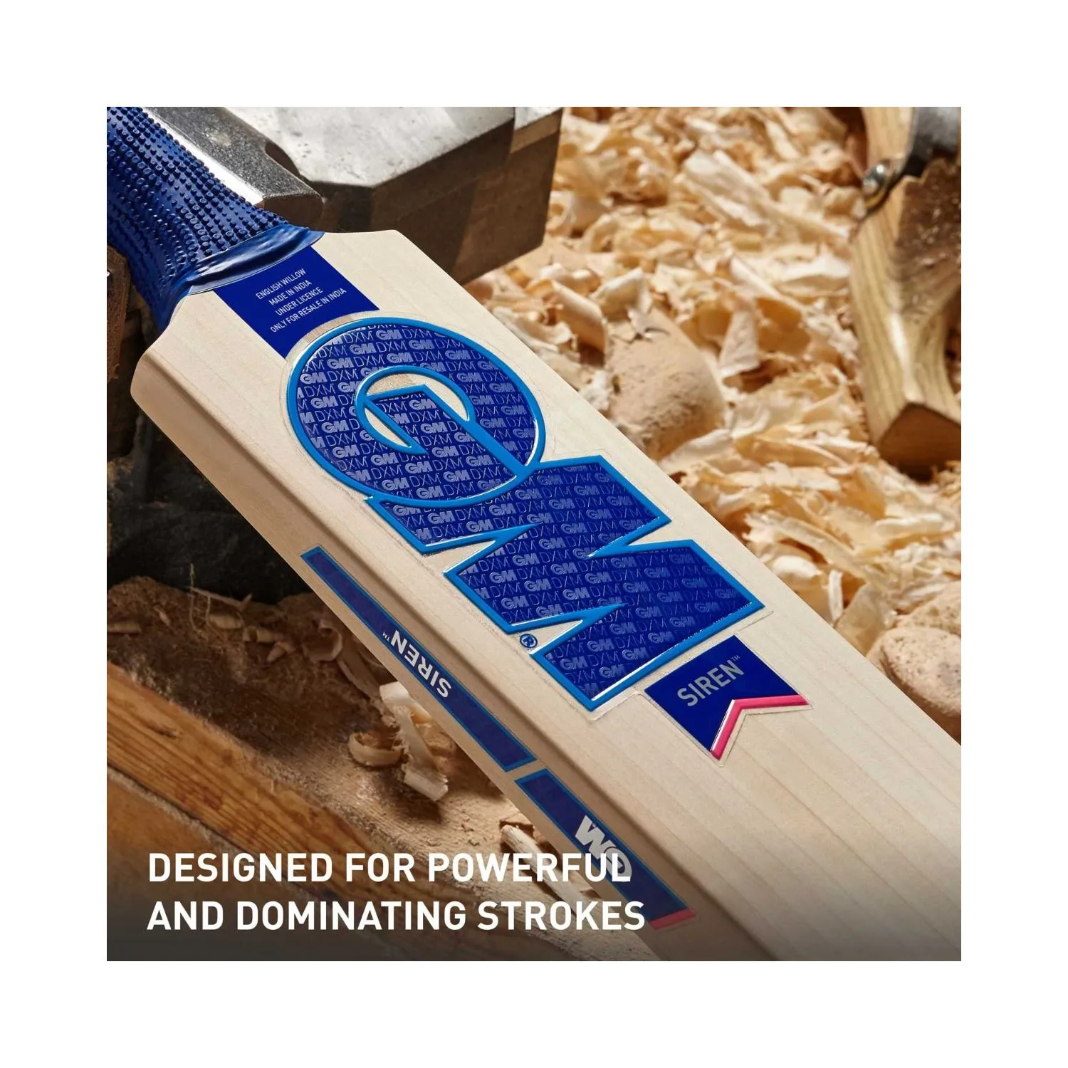 Gm Siren 555 English Willow Cricket Bat - Sh