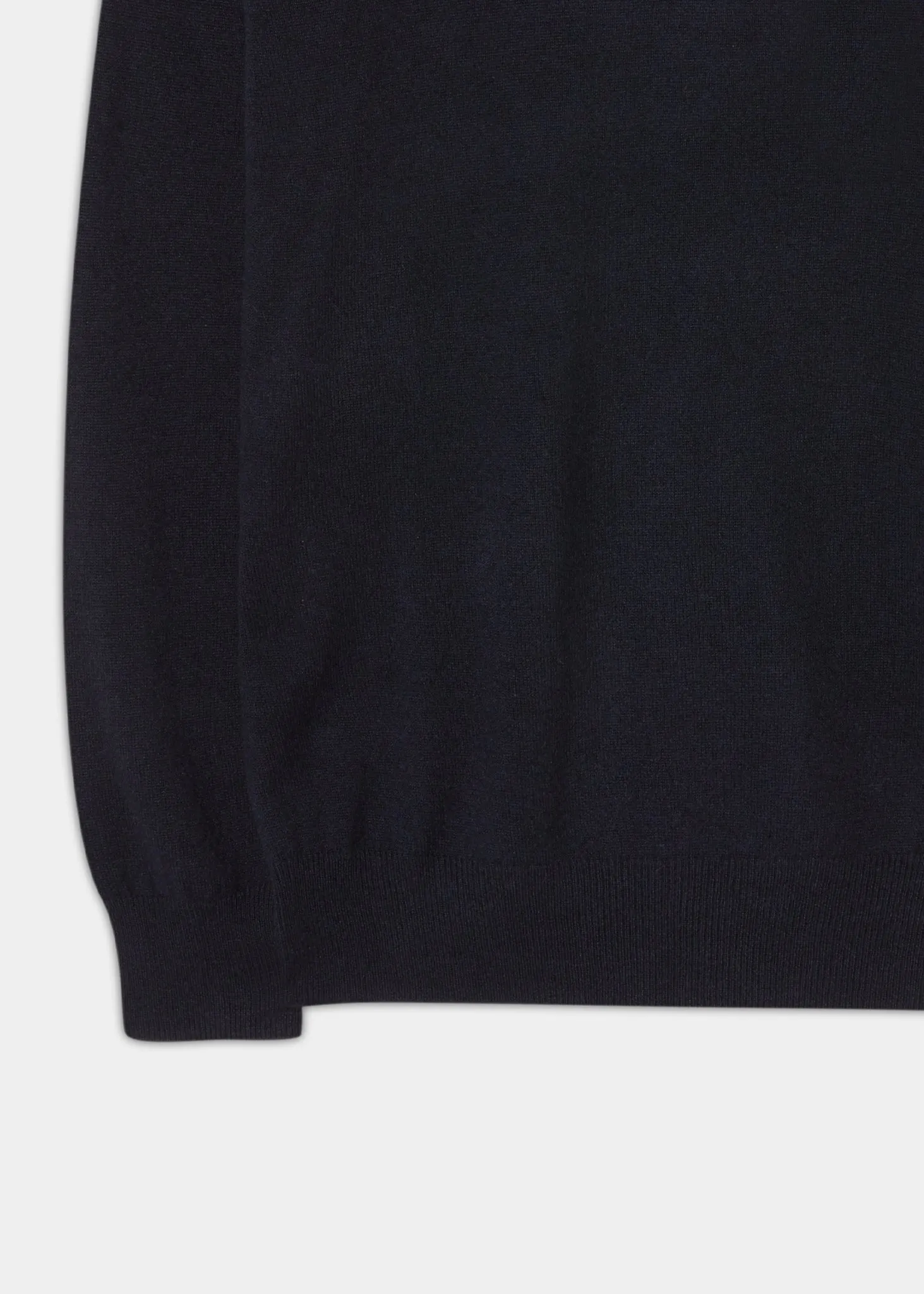 Haddington Cashmere Jumper in Dark Navy - Regular Fit