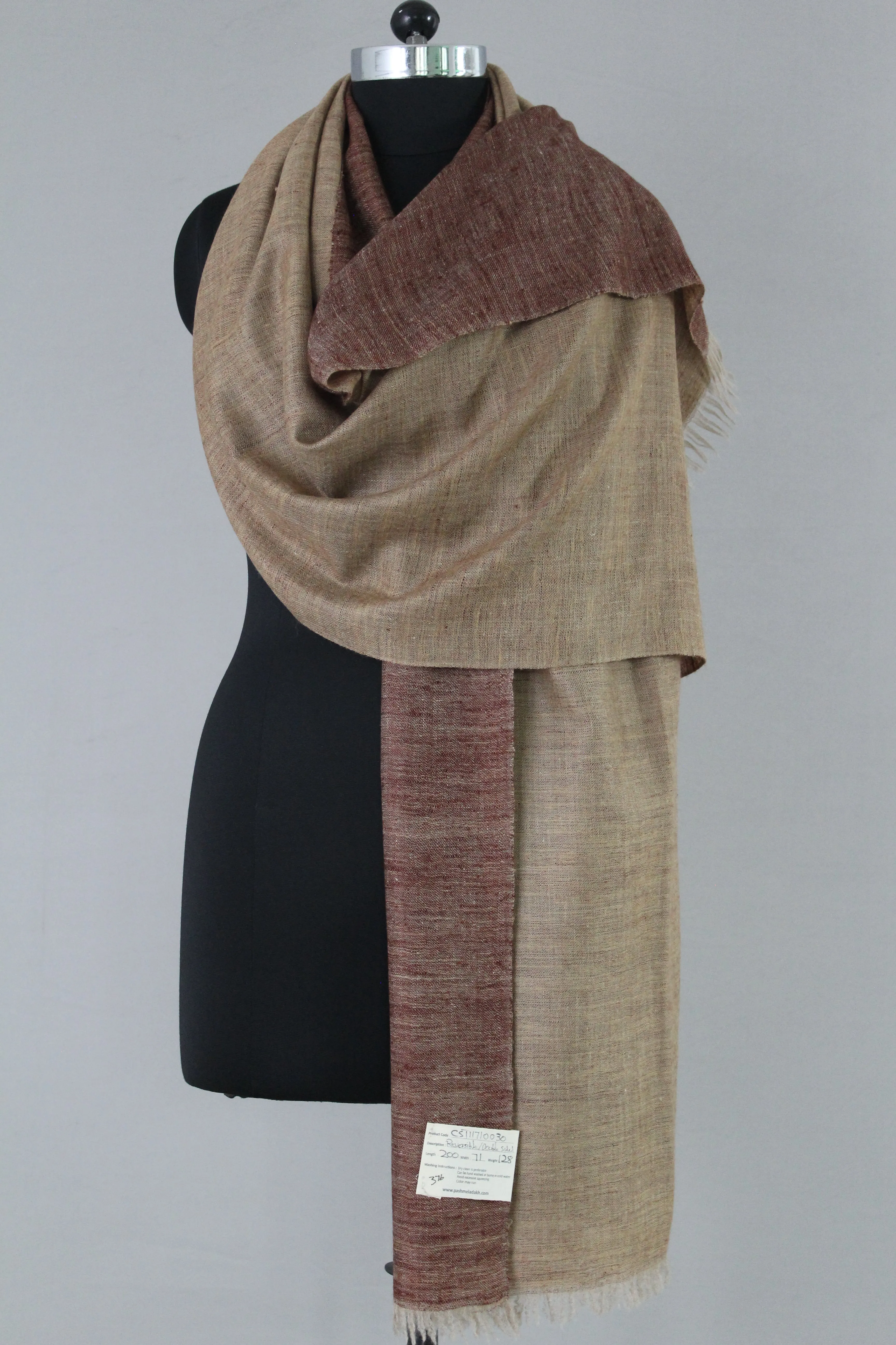 Hashim Reversible Cashmere Stole