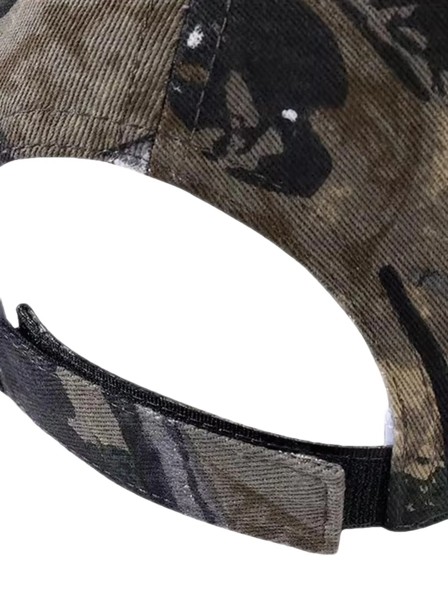 High Street Retro Camouflage Peaked Cap