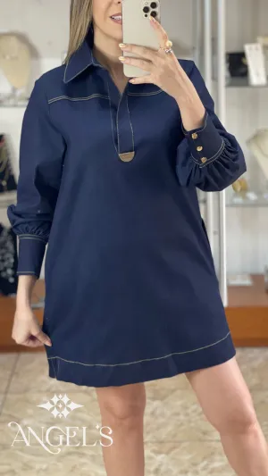 Indigo Denim Dress