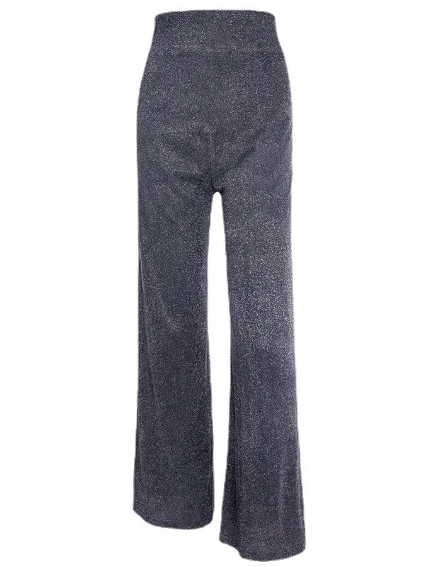 Loose Wide Leg High-Waisted Split-Joint Pants Trousers