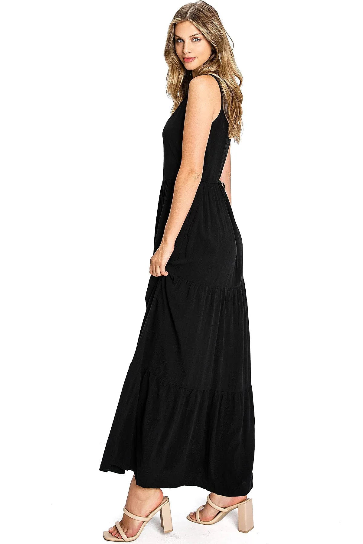 Luxe Linen Maxi Dress