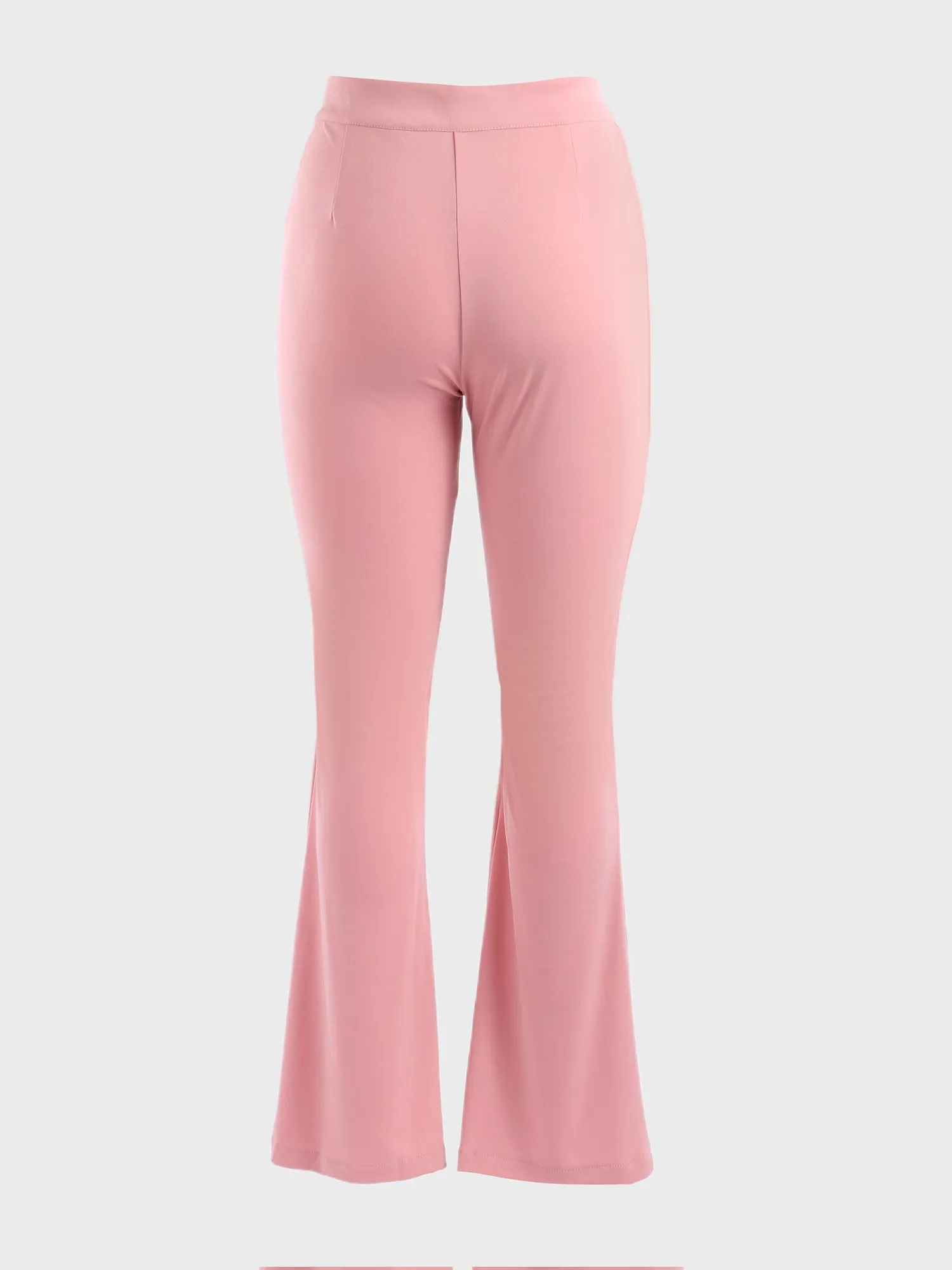 Midsize Skinny Pants with Front Split