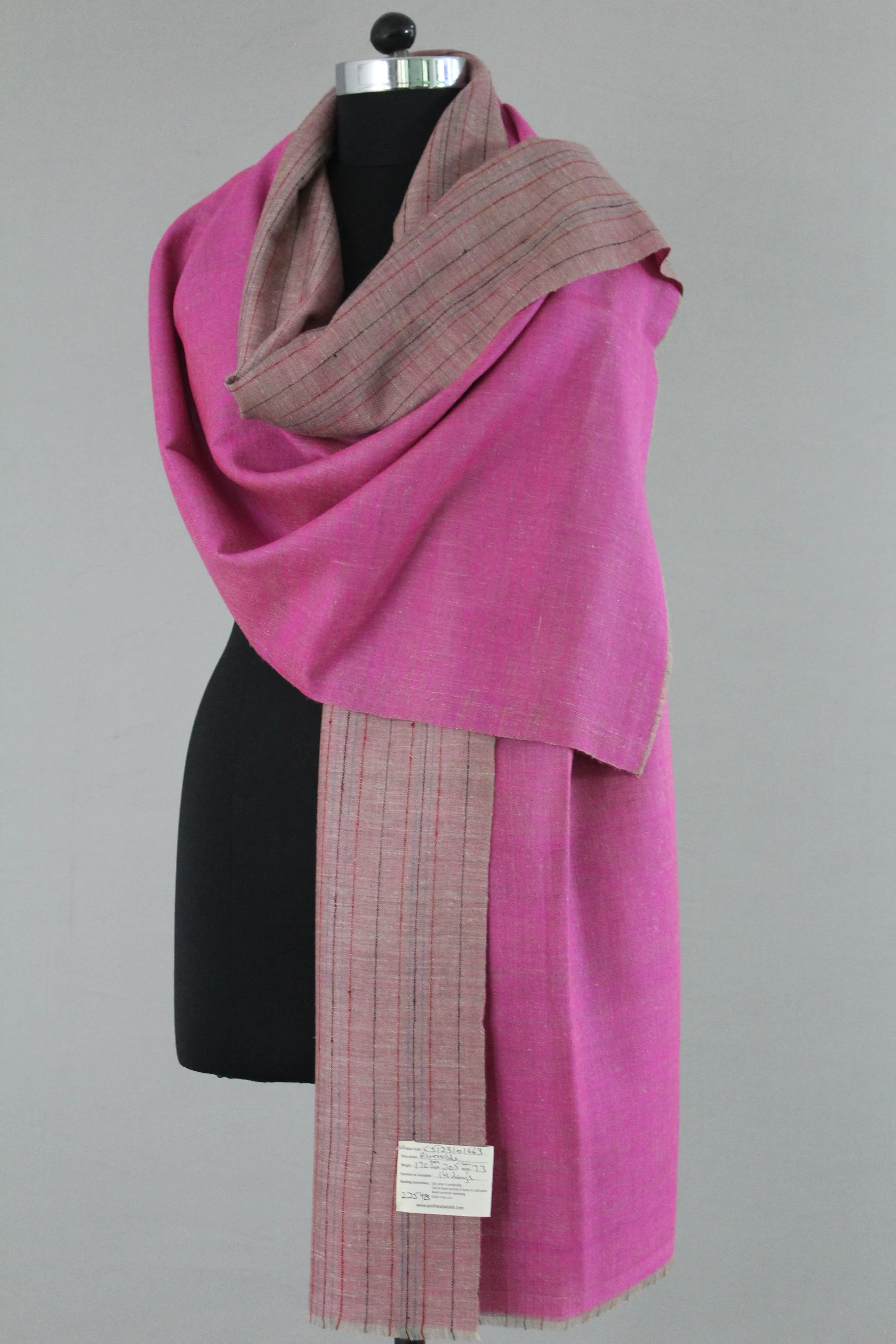 Miraaj Reversible Dorukha Cashmere Stole