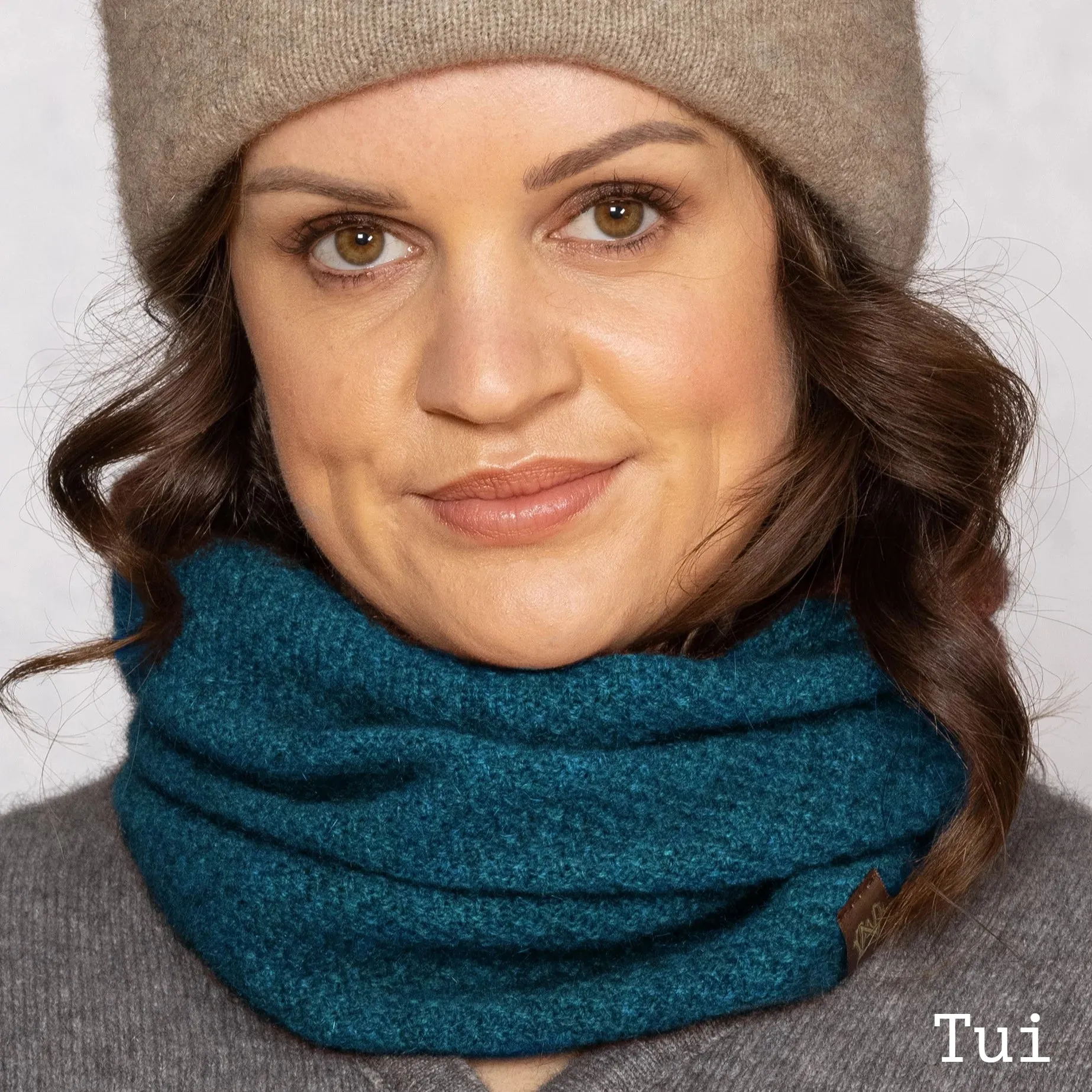 Noble Wilde Possum Merino Moss Stitch Neck Warmer