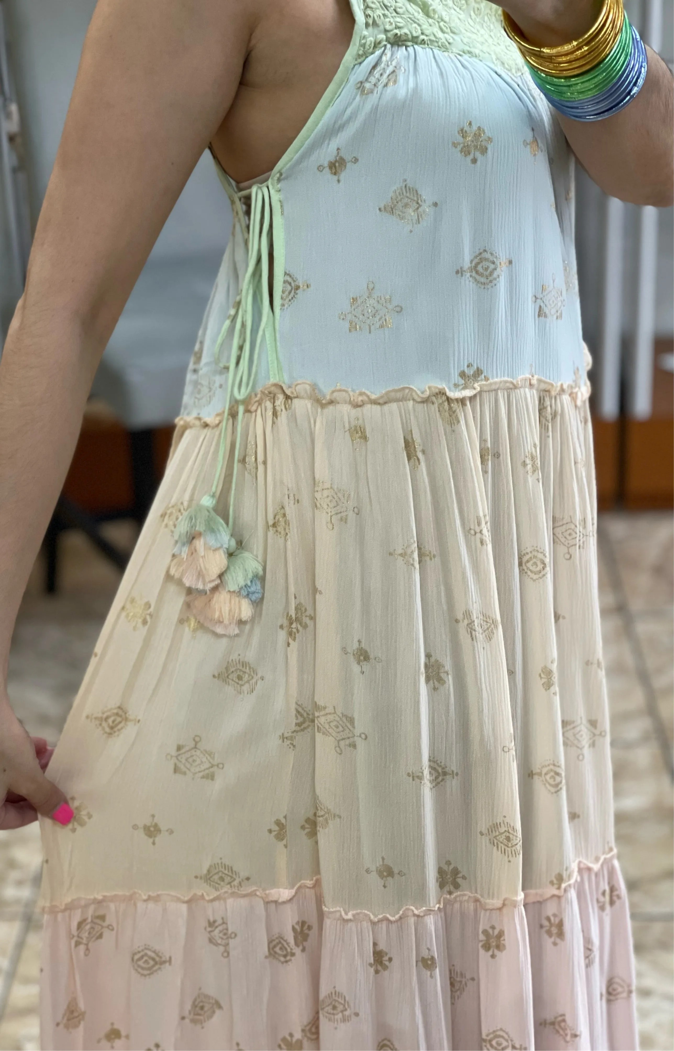 Pastel Maxi Dress