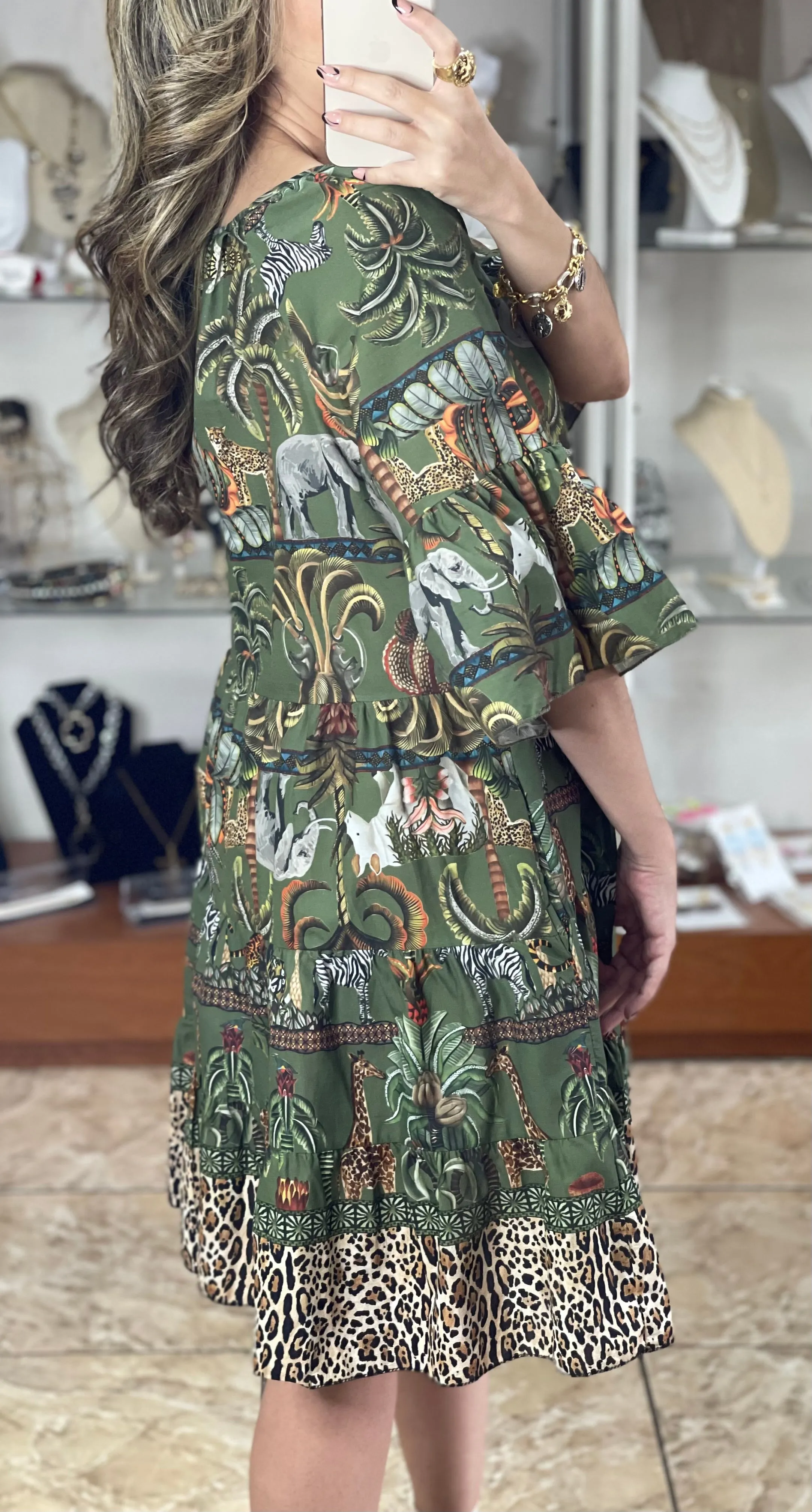 Safari OS Short Dress