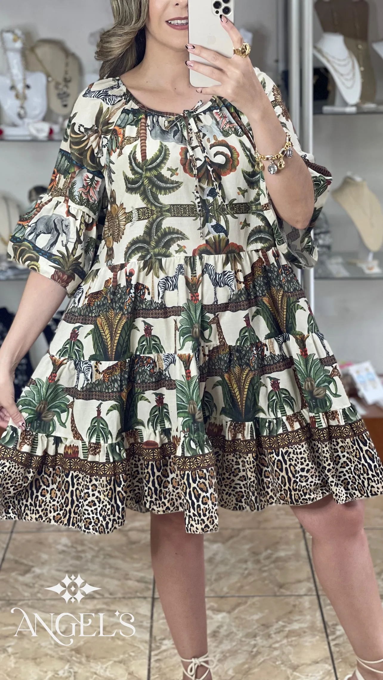 Safari OS Short Dress