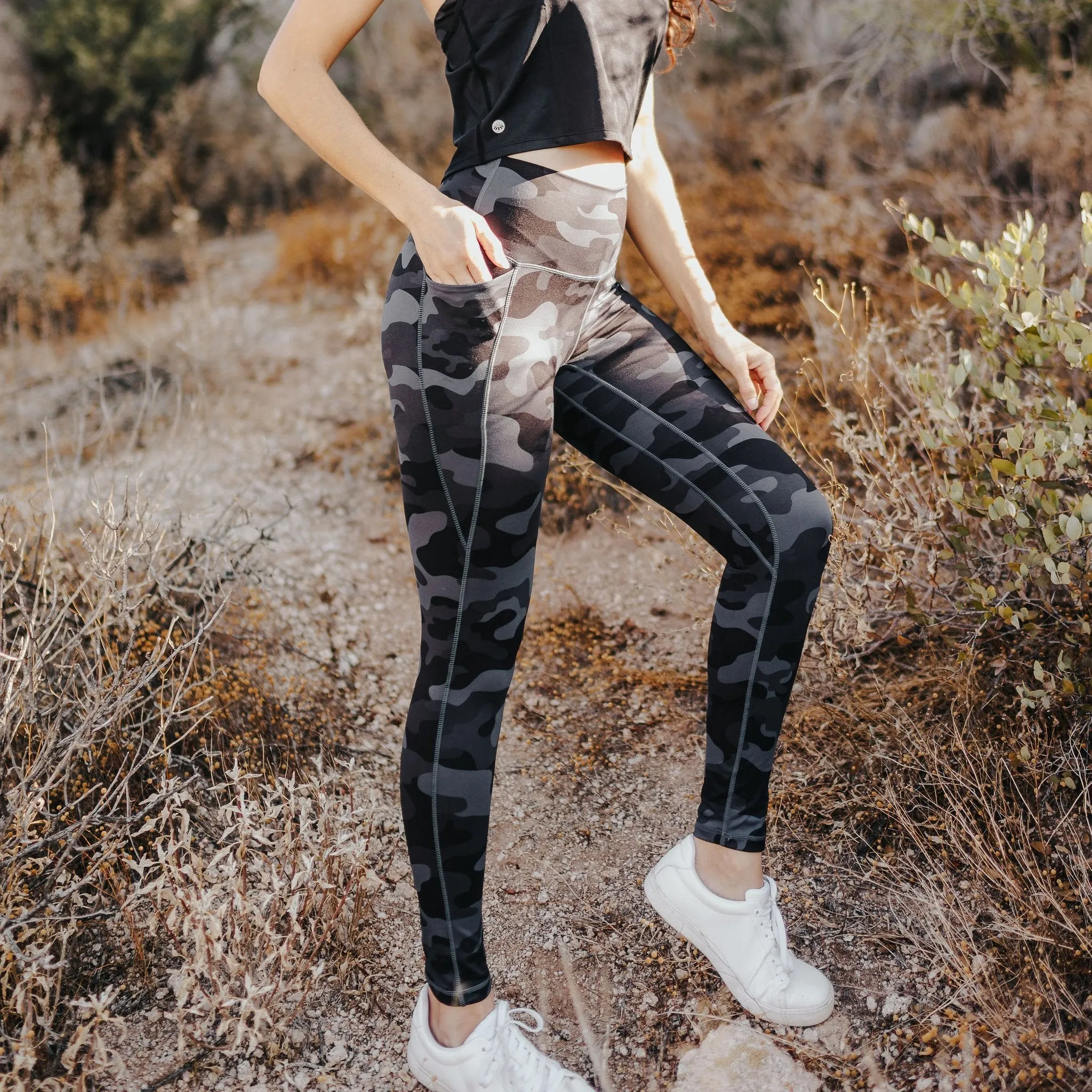 Shakti Pants - Black Camo