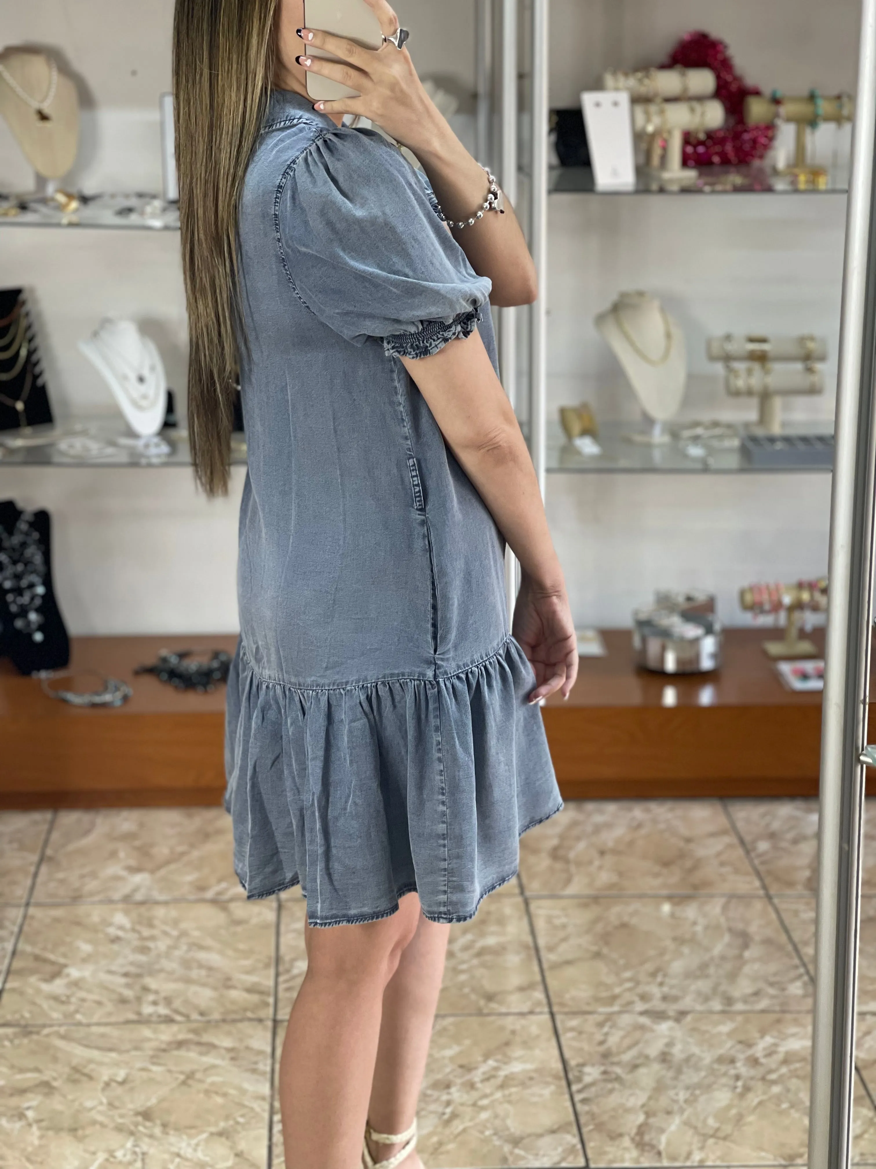 Tencel Mini Dress