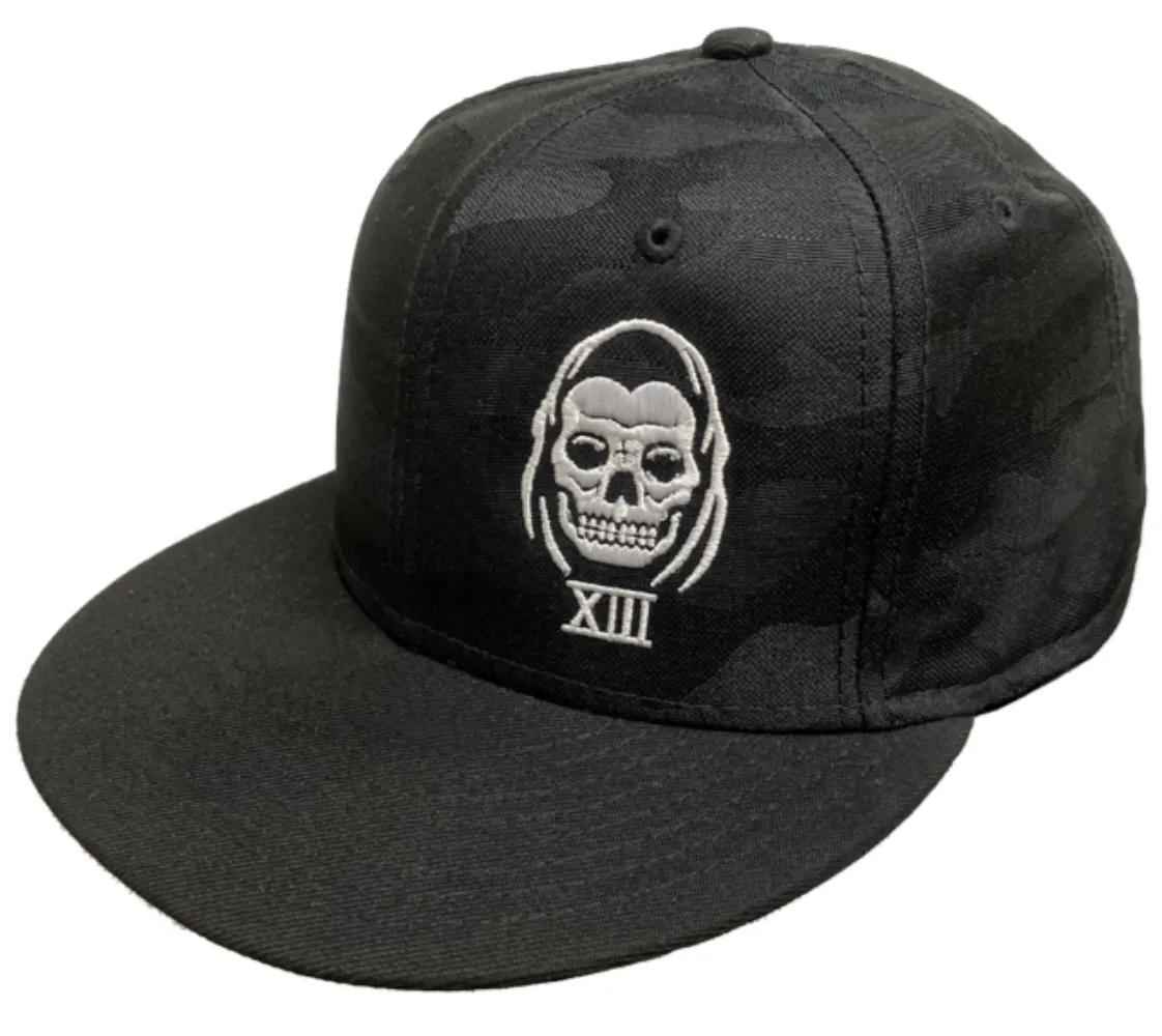 The SPEED REAPER Snapback Trucker Cap - BLACK CAMOUFLAGE