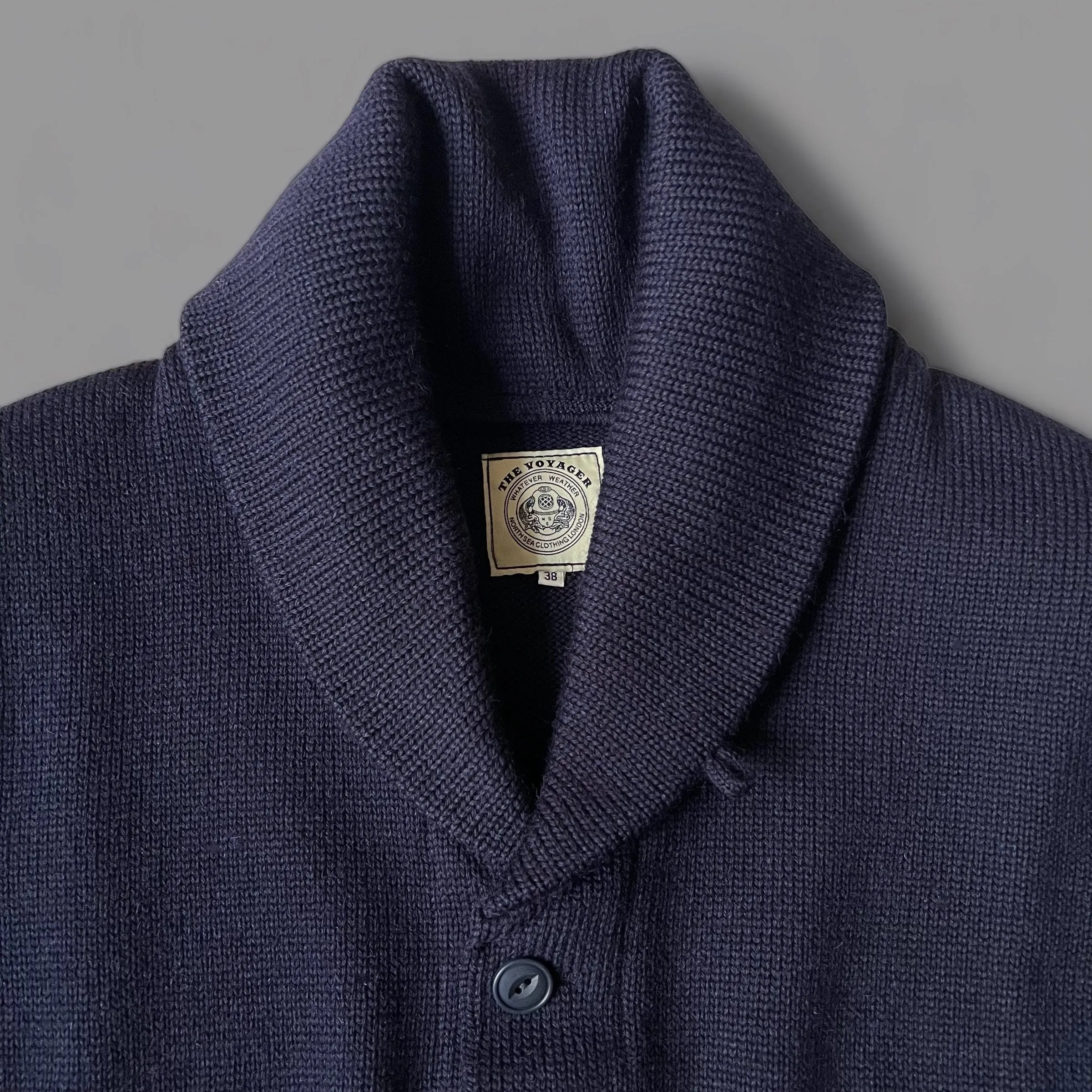 THE VOYAGER CARDIGAN - NAVY BLUE