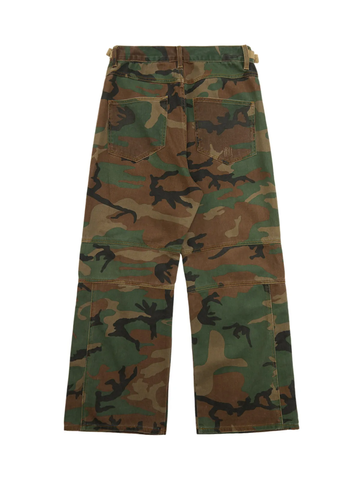 Thesupermade Camouflage Structured Pleated Pants