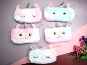 Unicorn Pouches Pencil Cases for Kids Girls Student for Store Pen Pencil Eraser Storage Bag for Make up and Stationery Unicorn Pencil Cases Pouch