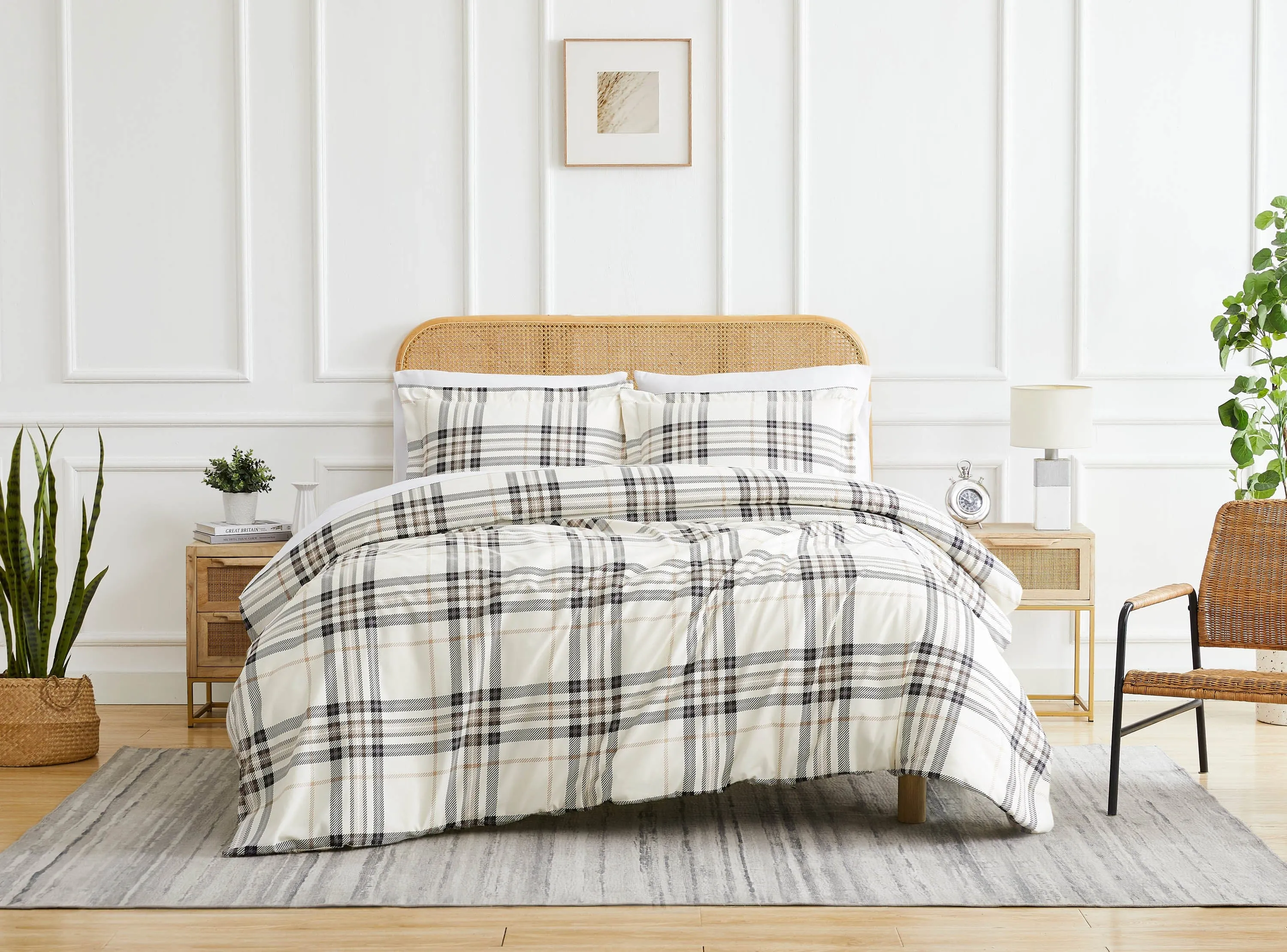 Vilano Plaid Duvet Cover Set