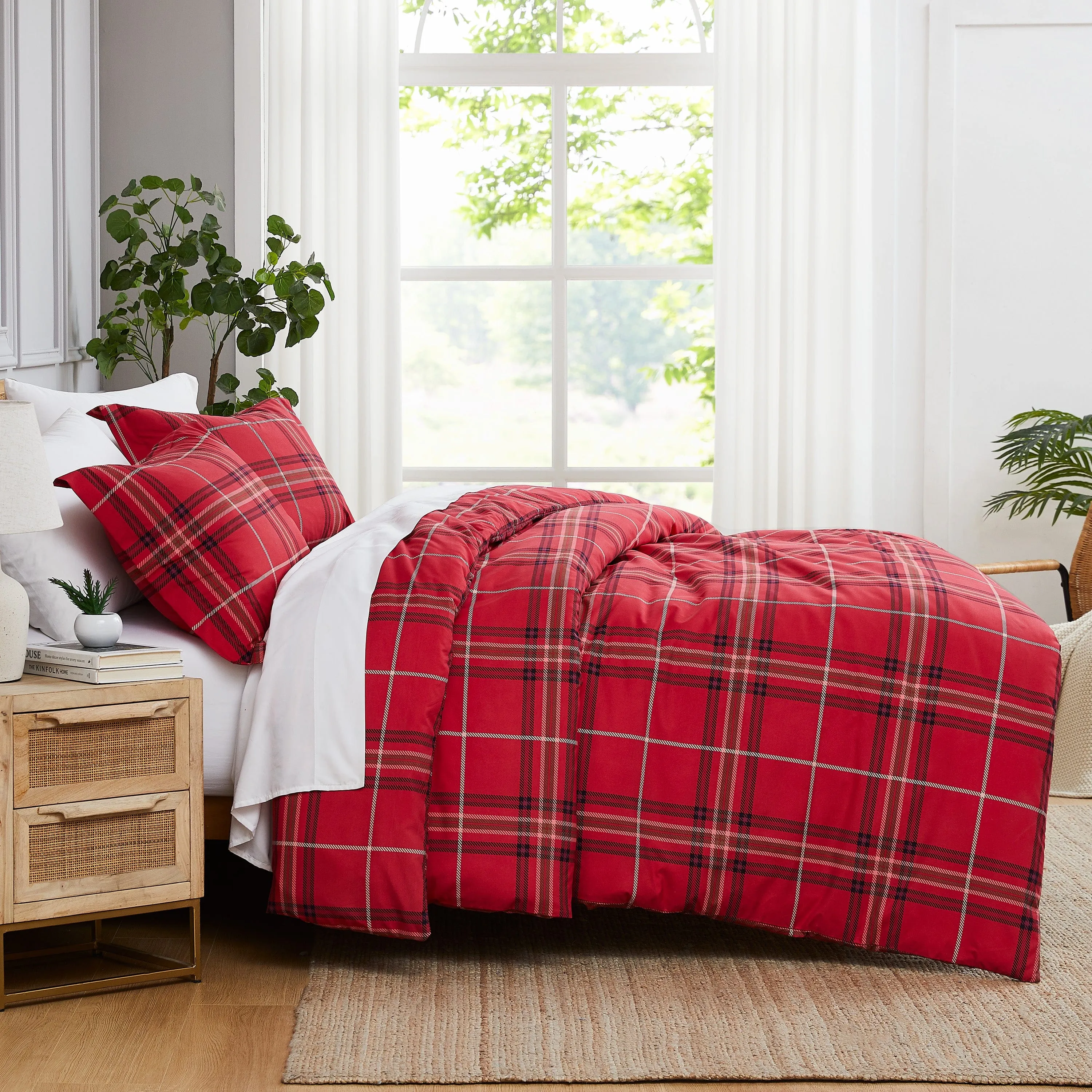 Vilano Plaid Duvet Cover Set