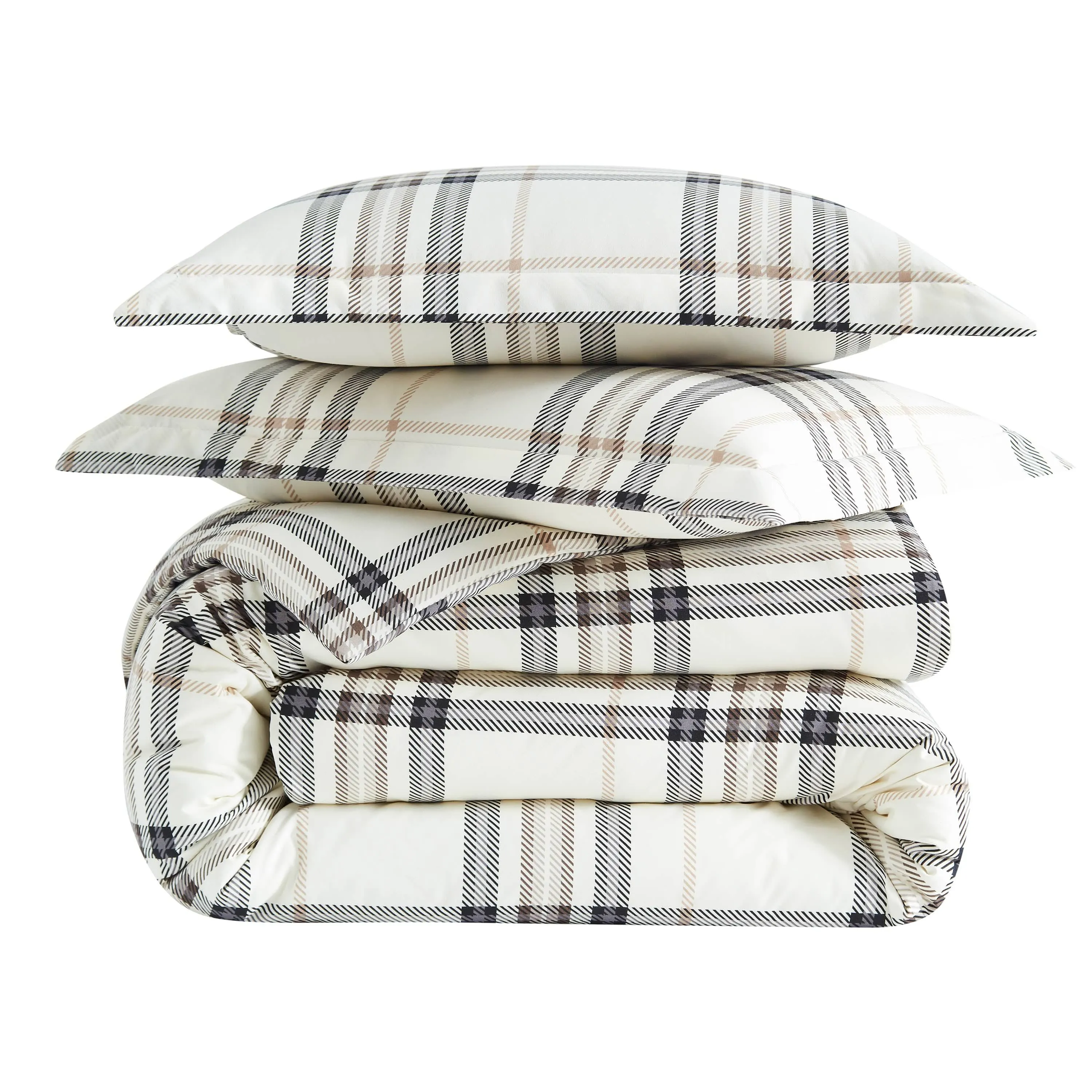 Vilano Plaid Duvet Cover Set