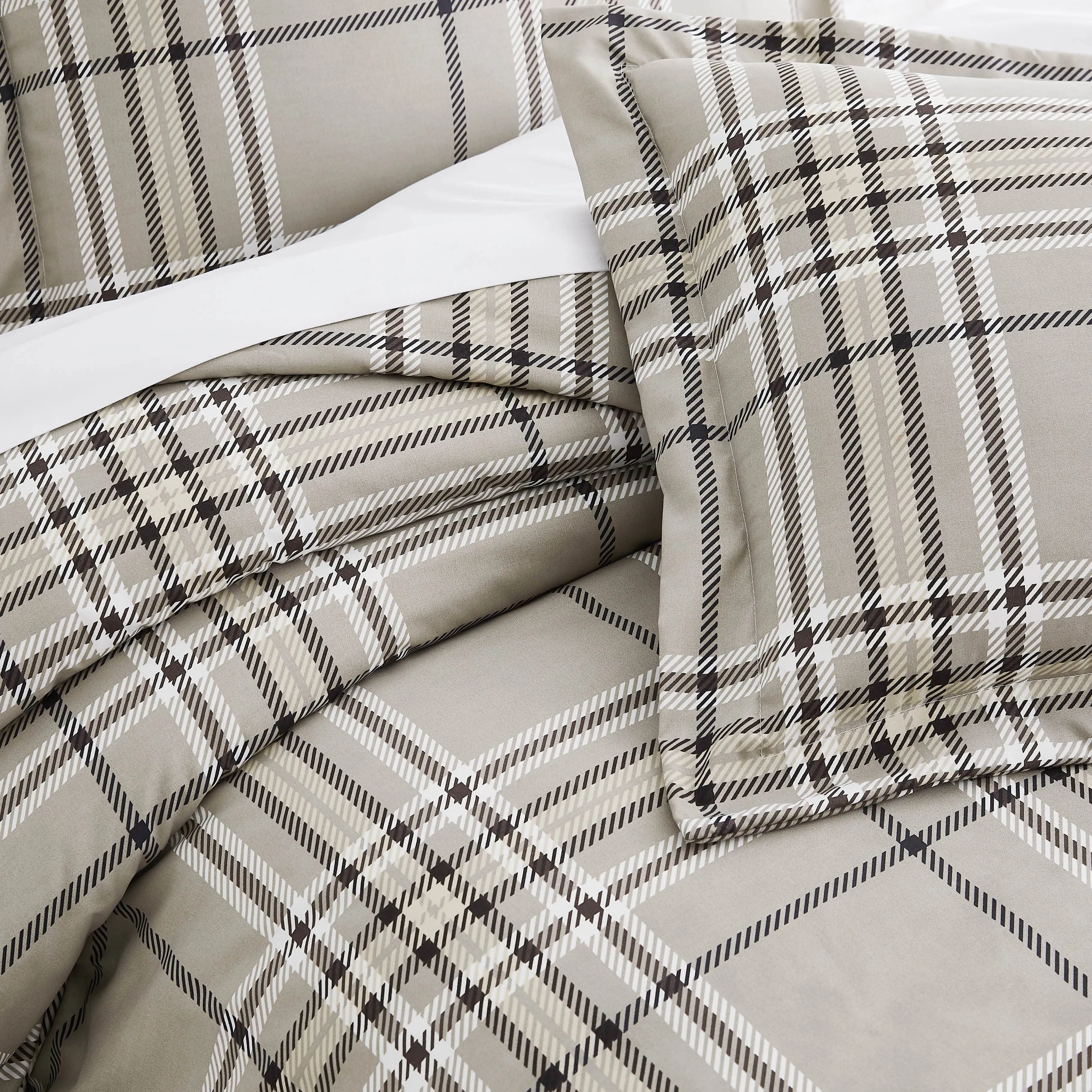 Vilano Plaid Duvet Cover Set