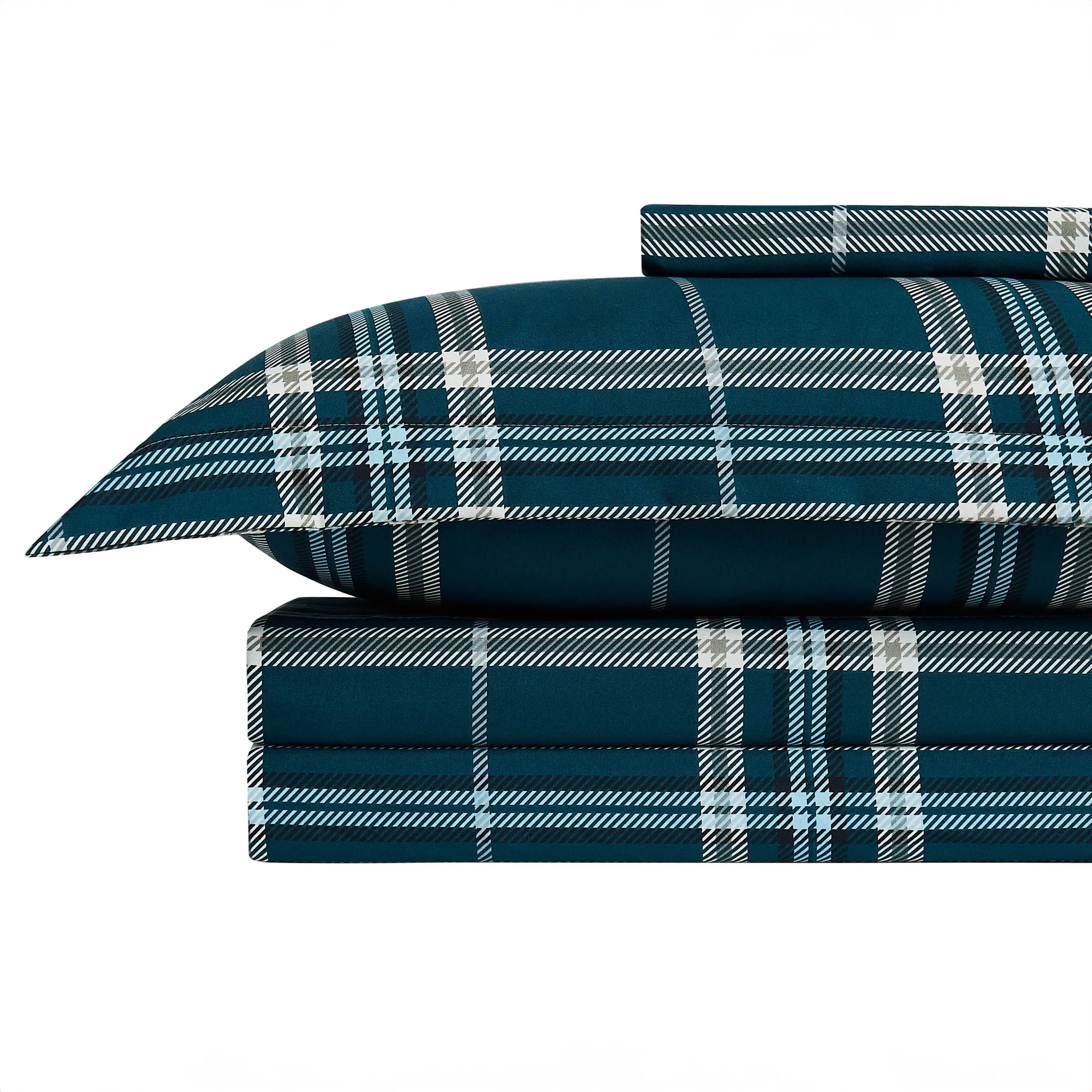 Vilano Plaid Duvet Cover Set