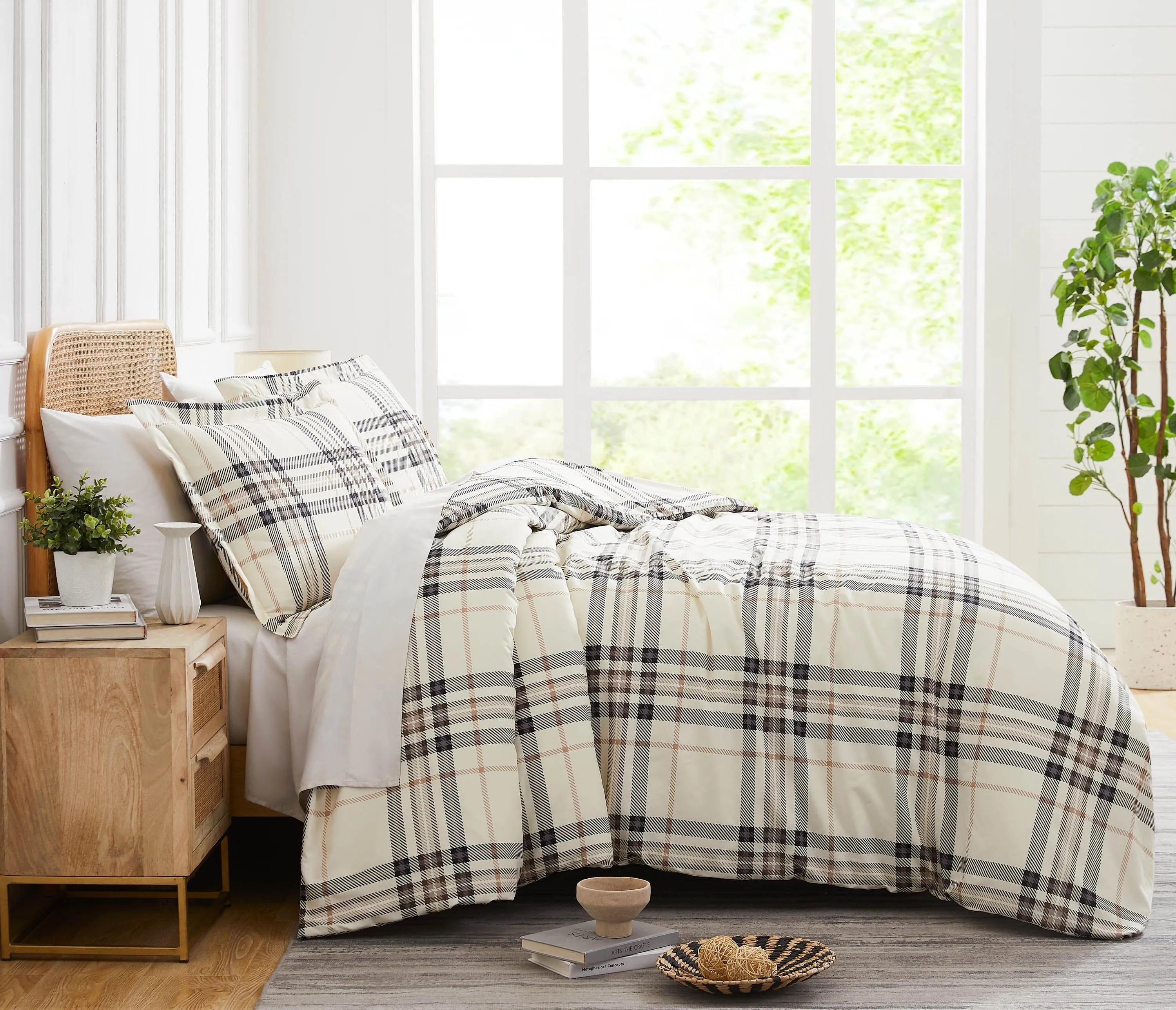 Vilano Plaid Duvet Cover Set