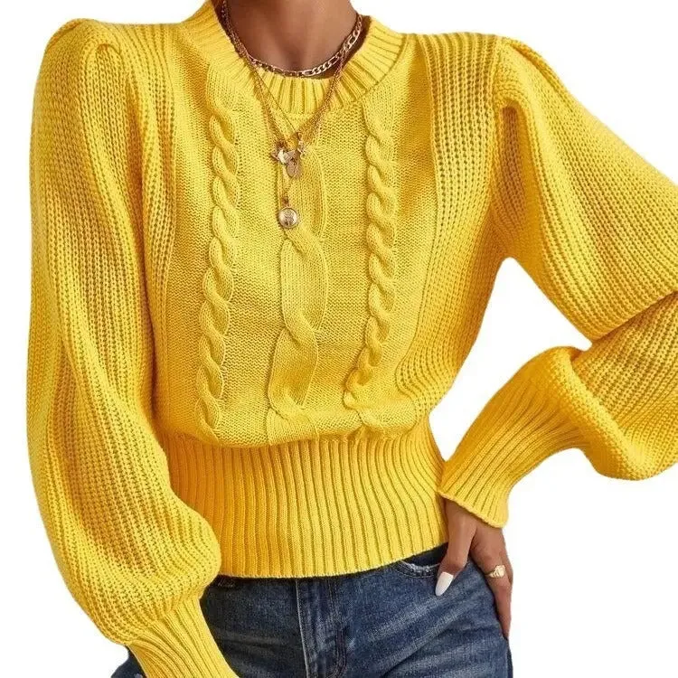 Women's Knitwear Round Neck Loose Sweater