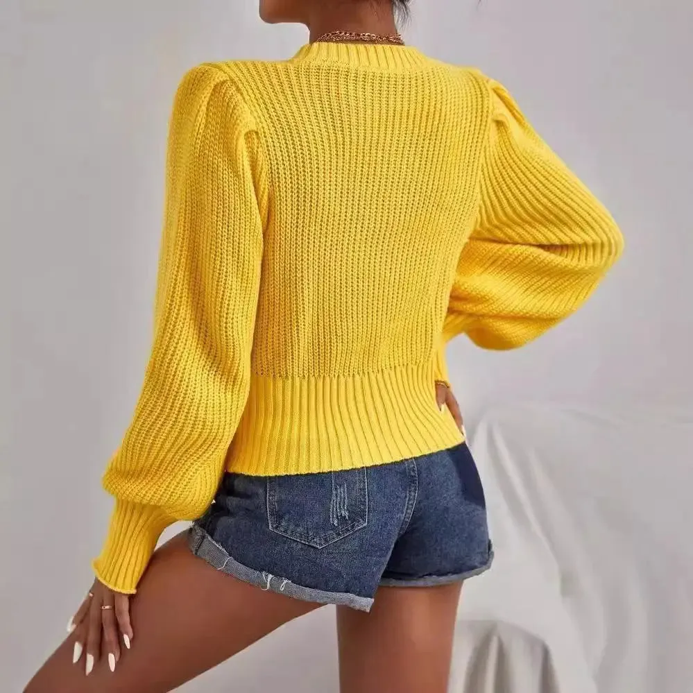 Women's Knitwear Round Neck Loose Sweater